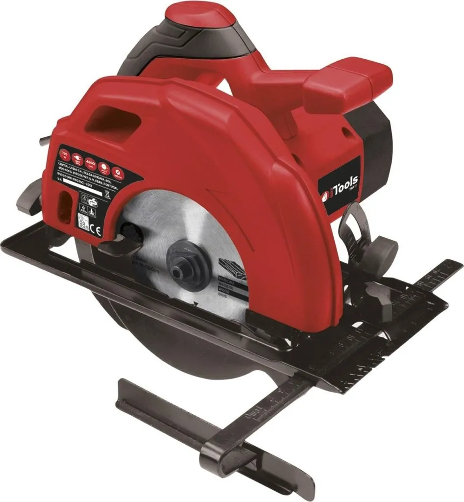 Offerta Sega Circolare ITOOLS 710W: Potenza e Precisione in Alluminio