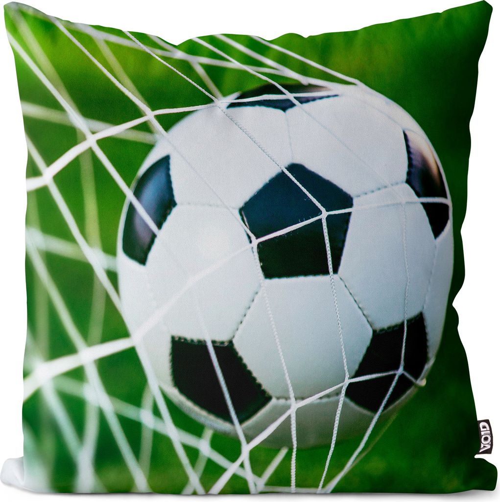 VOID Fussball Tor Ball EM 2024 Europameisterschaft Deutschland Kissenbezug Kissenhülle Kissen Deko Outdoor Dekokissen