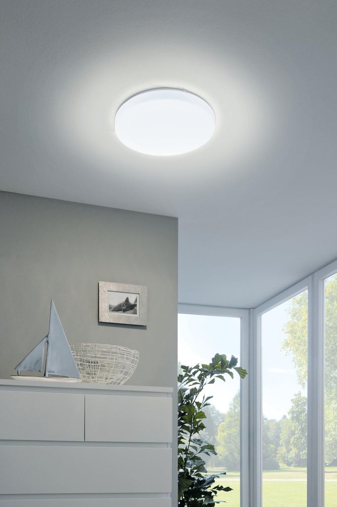 Plafonnier LED Frania Ø 28cm blanc Eglo 97871 Image du produit 