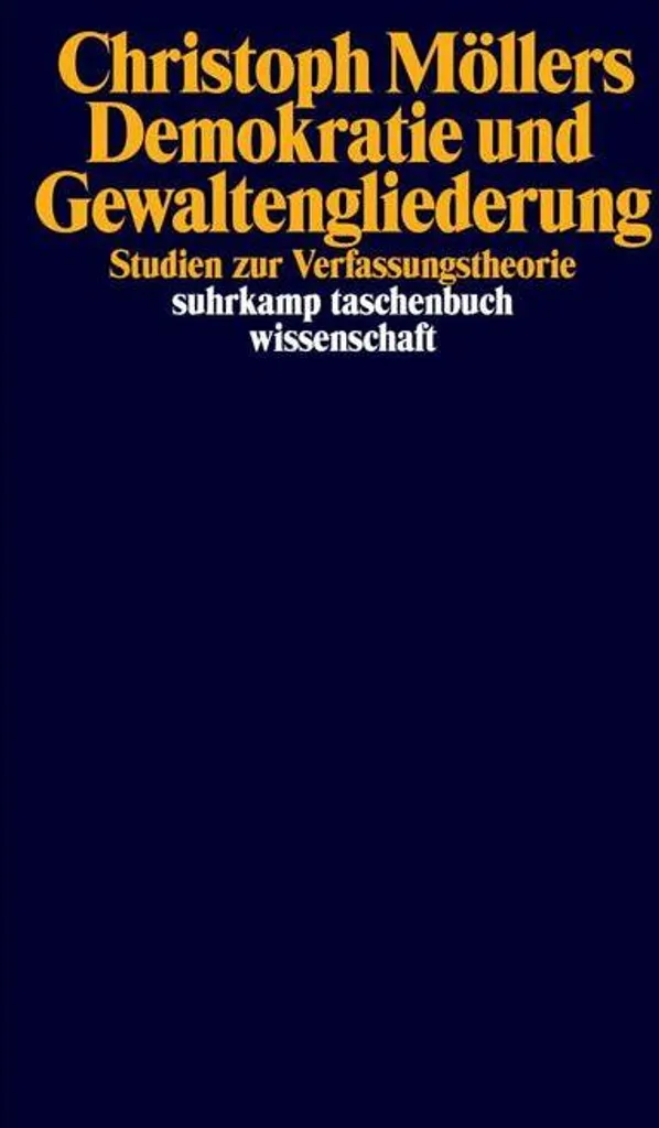 Livre de Théorie Politique Demokratie und Gewaltengliederung Broché