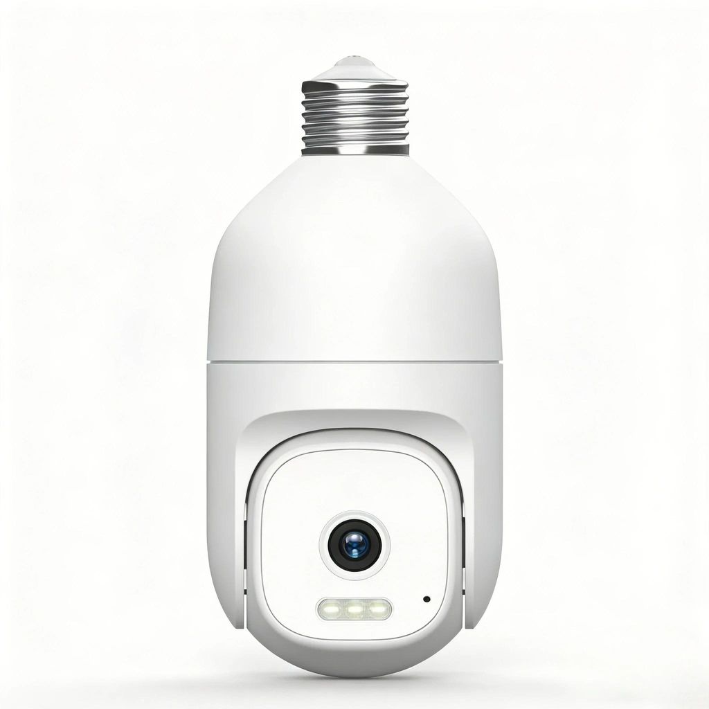 2.5K/4MP Überwachungskamera Aussen Akku,glühbirnen-kamera 360°, 2.4GHz WLAN IP Kamera Outdoor Intelligente PIR-Personenerkennung Nachtsicht in F...