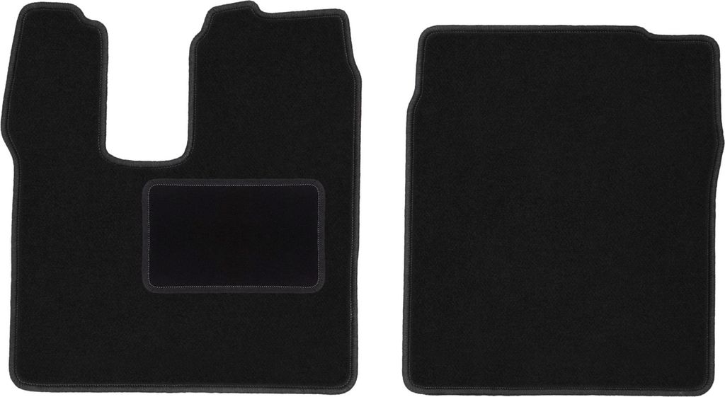 Schwarze Veloursmatten für: MAN TGL LKW (2005-)