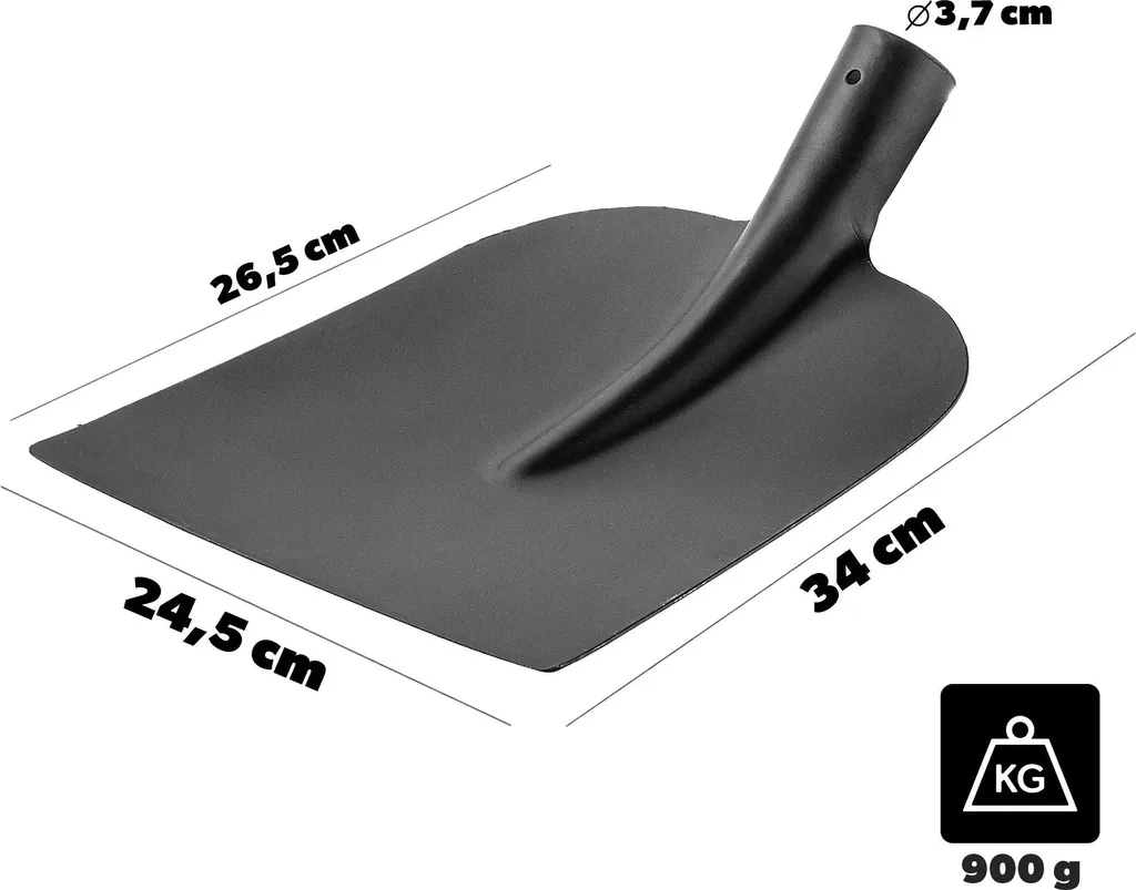 Pelle à sable en acier robuste avec bords tranchants - Modèle 75cm - 3