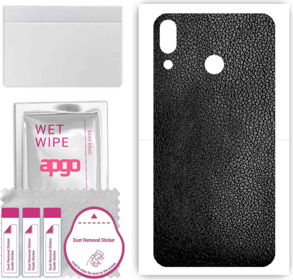 apgo Rückseite Schutzfolie, Skin, kompatibel mit Asus Zenfone 5z ZS620KL, Hinten Displayschutzfolie aus Vinylfolie, kratzfest, einfache Montage - ...