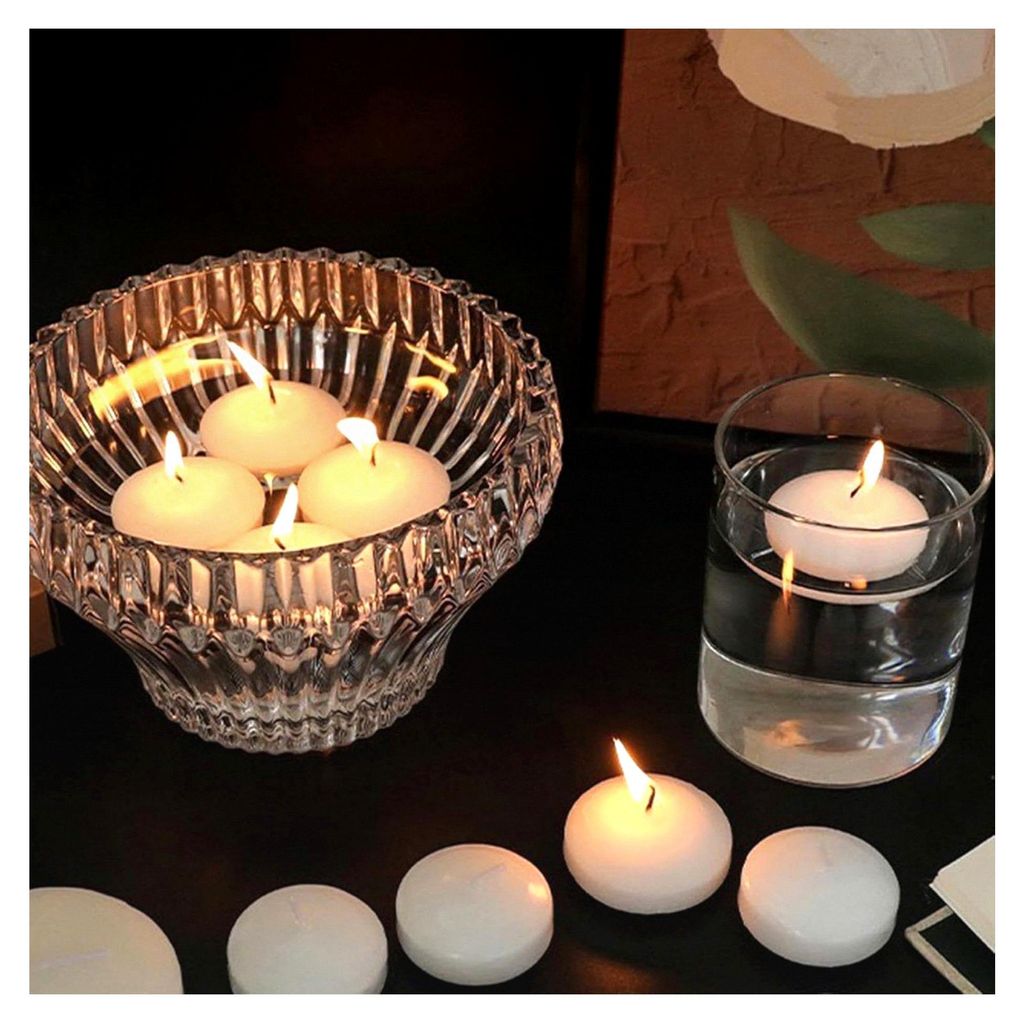 Duftfreie Schwimmkerzen – Kleine Schwimmkerzen für Schwimmbad, Badewanne und Partydekoration | Ideal für Vasenaufsätze, Poolpartys und romanti...