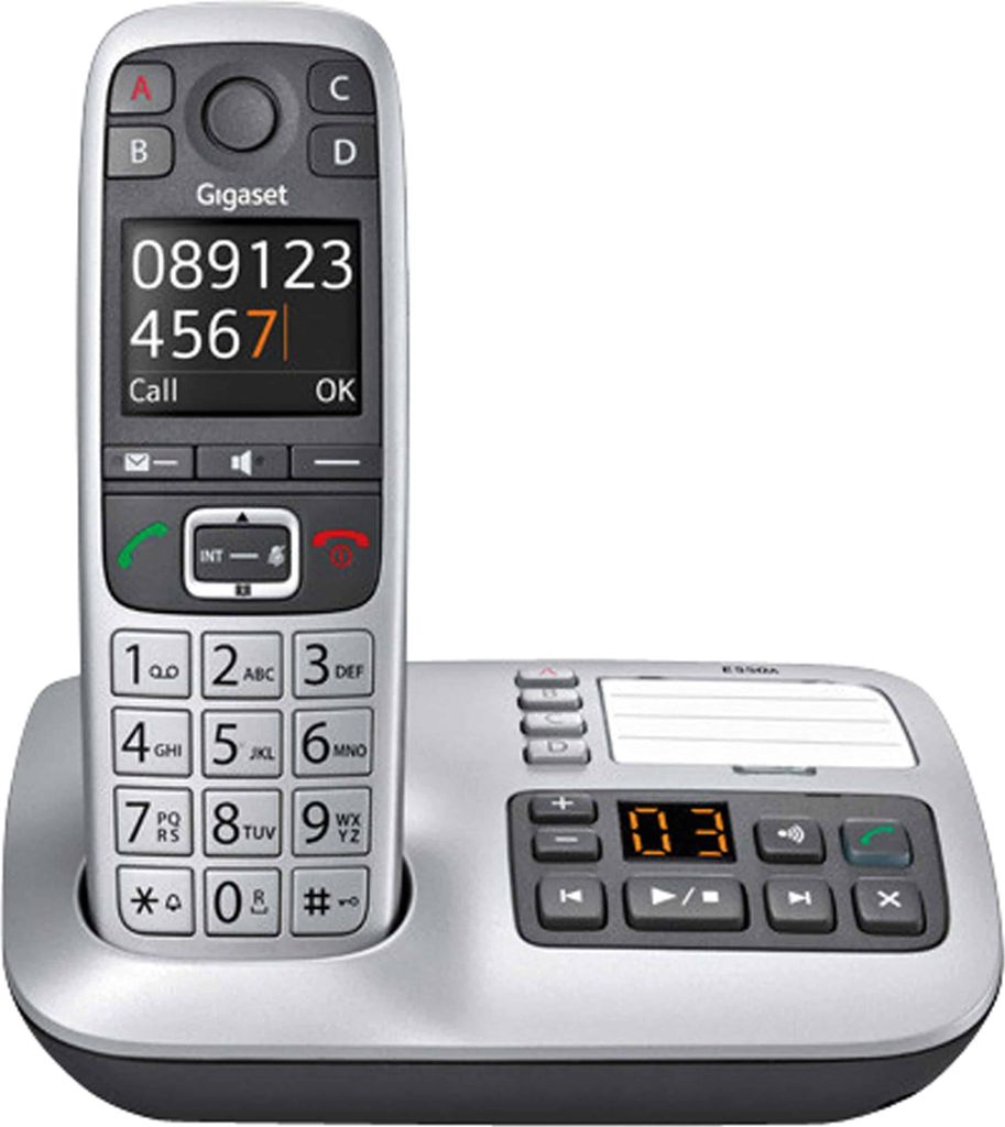 Gigaset E560A platin int. Produktbild