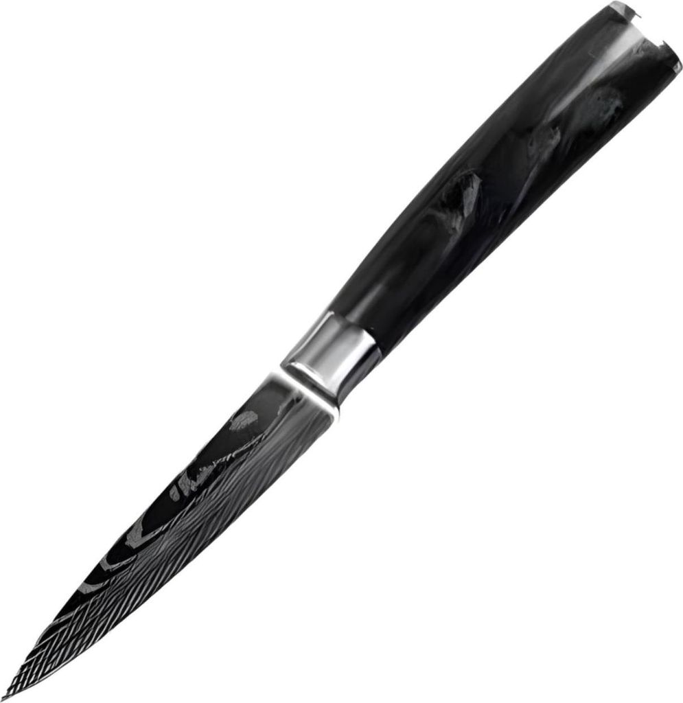 Küchenmesser BL-39294 - Hochwertiges Schälmesser in Schwarz KP39294