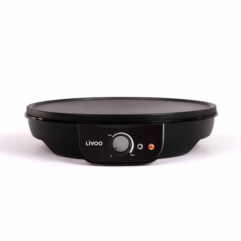 Livoo DOP196, 1 Crepe(s), Schwarz, 300 cm, Drehregler, 1000 W, 340 mm