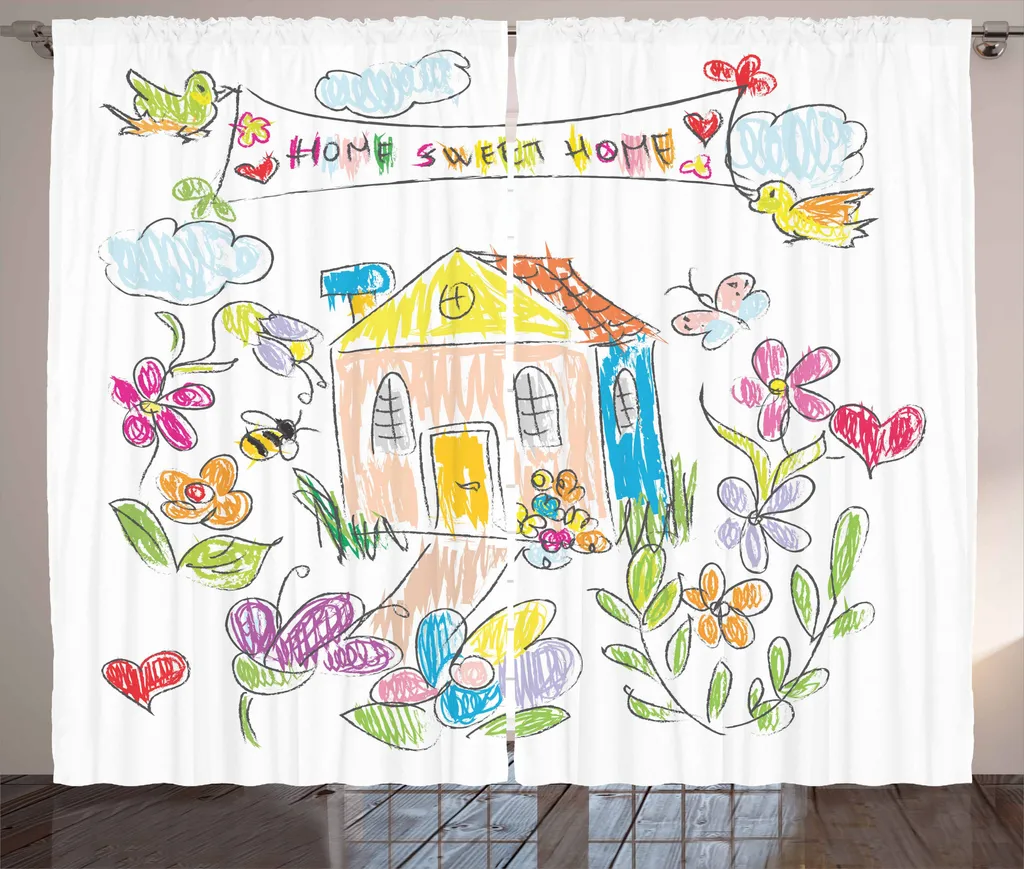Tenda Abakuhaus Doodle Multicolor 280x175 - Look Moderno e Funky