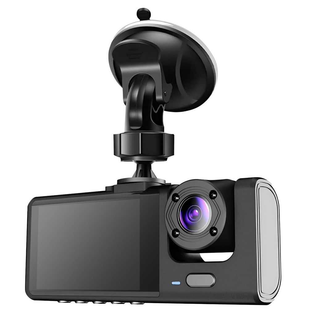 Avizar, Dashcam Windschutzscheibe Vorne Hinten Innen 1080p LED Mikrofon, Schwarz