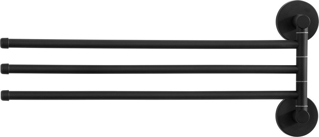 Edelstahl 3-armige Handtuchhalter Bad Schwenkbar 3-armige Produktbild 