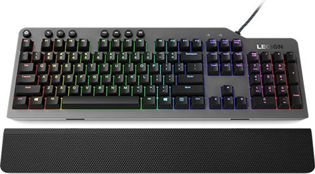 Lenovo Legion K500 Clavier mécanique filaire LED RGB idéal pour le jeu