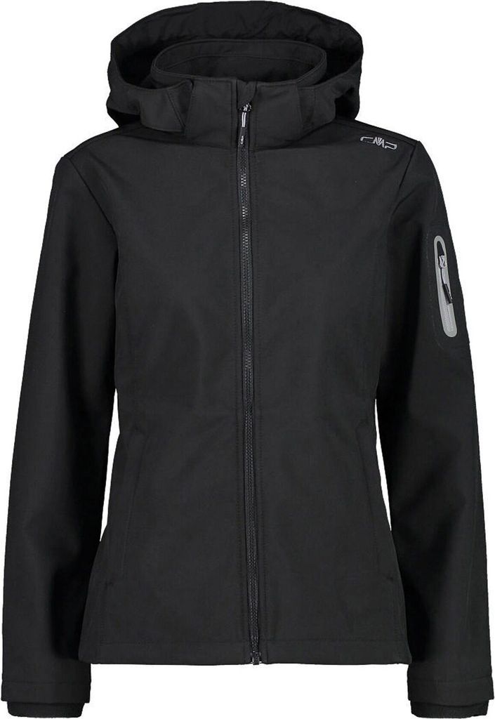 Cmp Dámska Bunda Na Zips S Kapucňou Nero 42 Obrázok produktu 