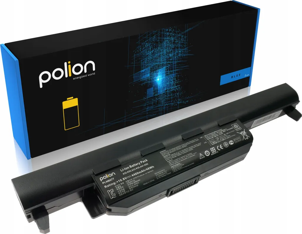 Batterie ASUS A32-K55 4400 mAh - Cellules POLION Original Longue Durée