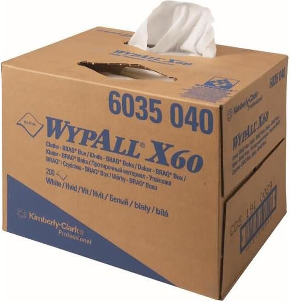 WypAll 6035, Weiß, 420 mm, 318 mm, Box, 200 Stück(e)
