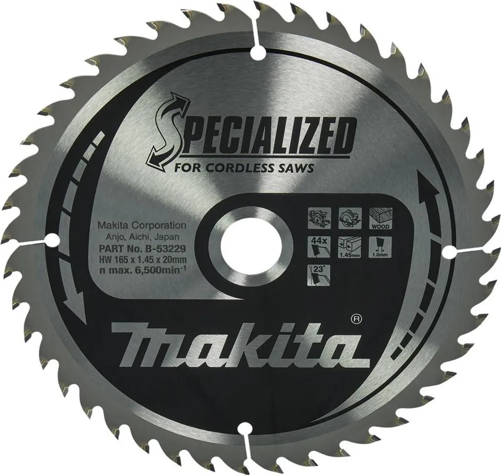Lame Makita B-53229 165x20x44Z : Dites Adieu aux Éclats sur vos Bois - 4