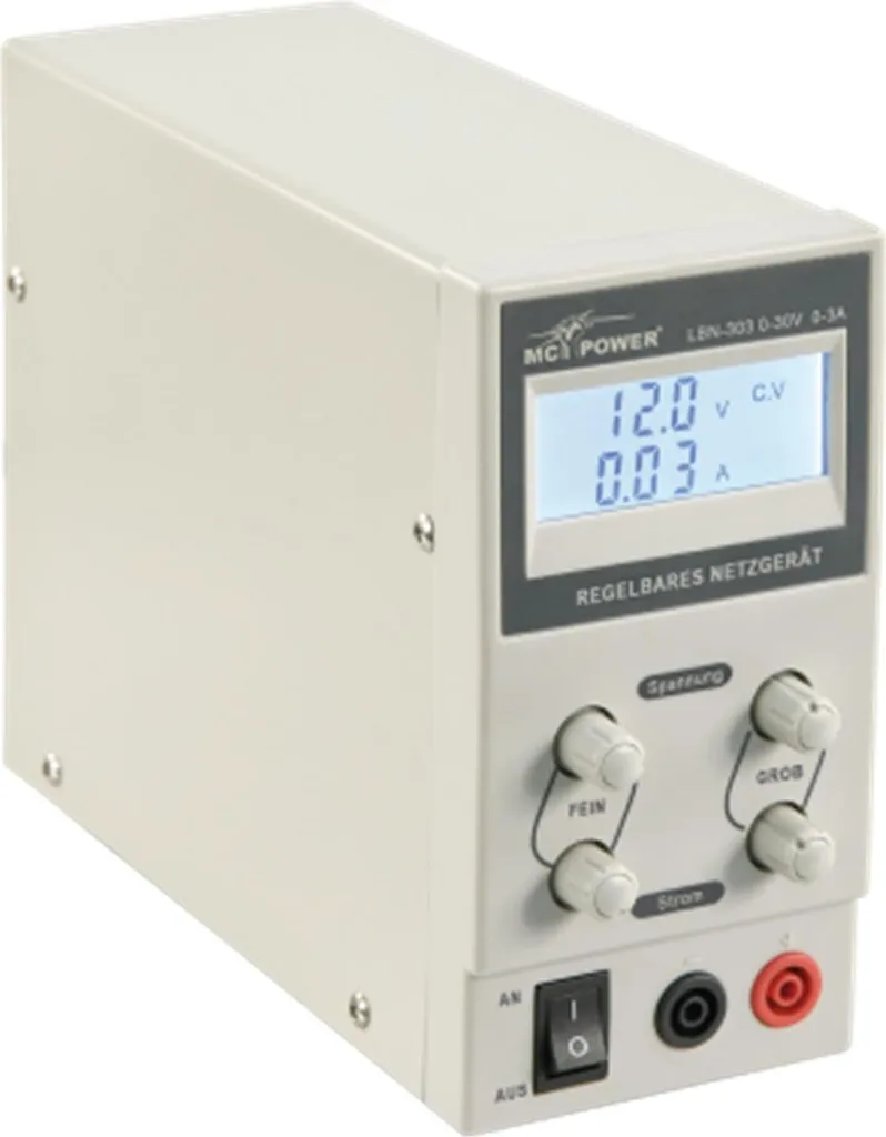 Alimentation de labo 30V 3A avec affichage LC précis McPower LBN-303 - 2