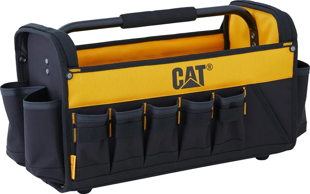 Sac de transport pour outillage à main CAT 12L ultra pratique 17 poches