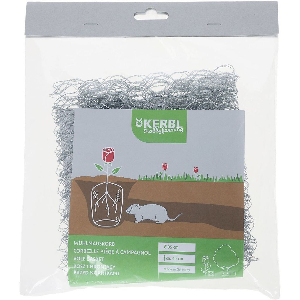 Kerbl Wühlmauskorb ö 35 cm H?he 40 cm Schutzkorb gegen Image du produit 