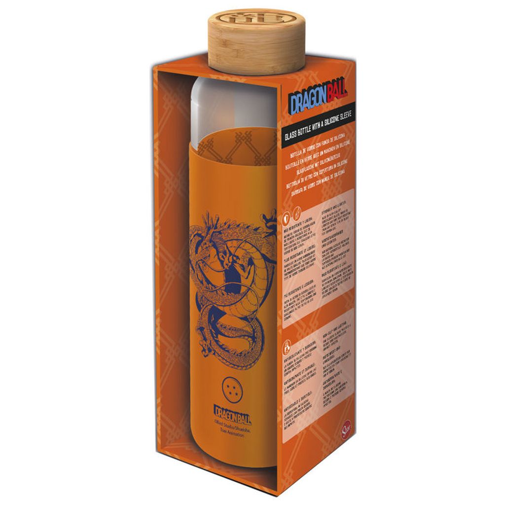 Skleněná láhev s návlekem 585 ml, Dragon Ball