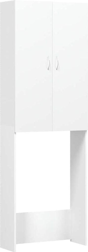 vidaXL Skriňa na práčku biela 64x25,5x190 cm Obrázok produktu 