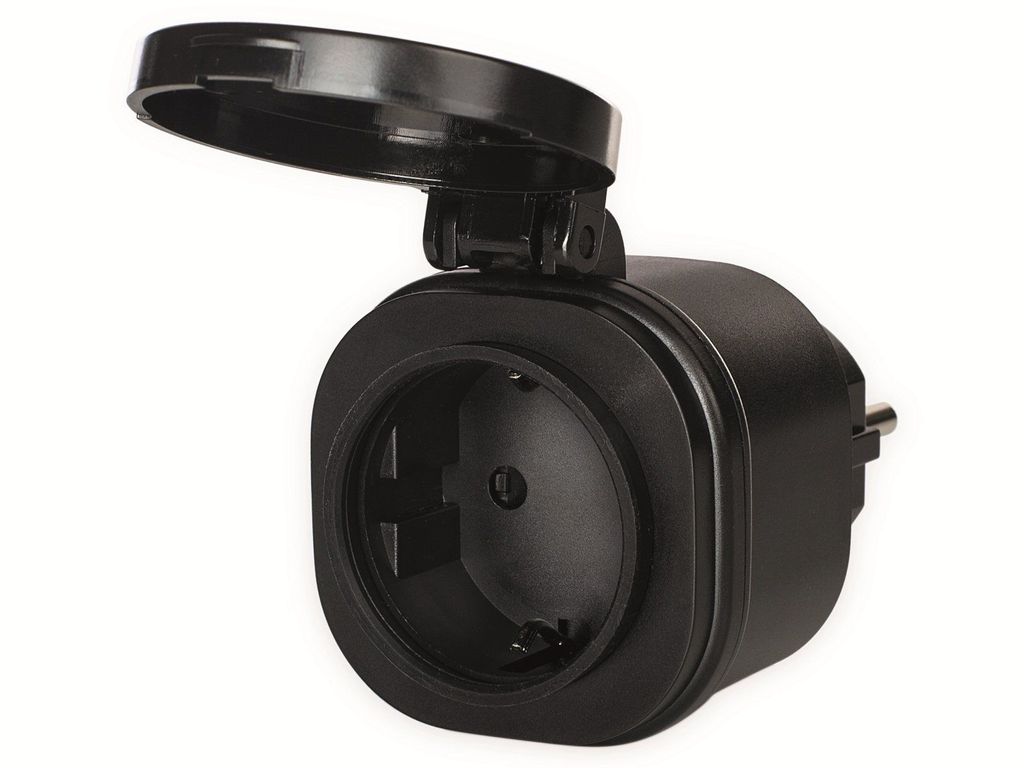 Smartwares SH4-90450, Draußen, Schwarz, Kunststoff, IP44, Produktbild 