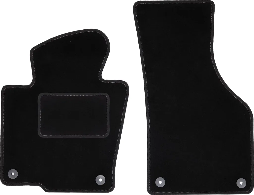 Set 4 Tappetini Honda CR-V III 2006-2012 - Velluto Premium Nero