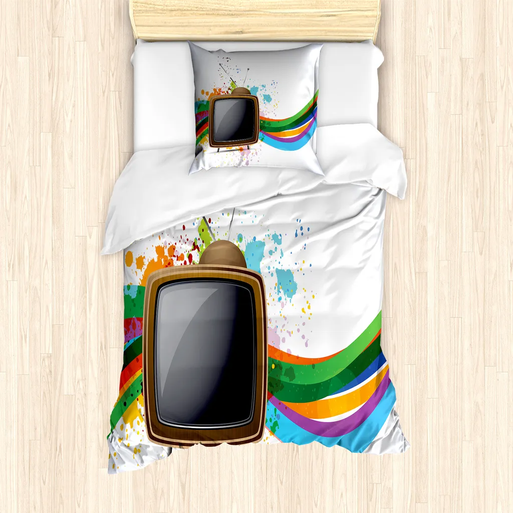 Copripiumino Rainbow ABAKUHAUS: Stile TV Color Splash 135x200