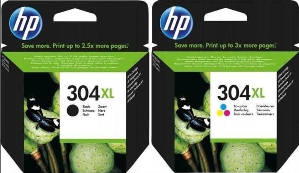 Tusz HP 304XL N9K07AE 7ml + N9K08AE 5,5ml CMYK Oryginał Zdjęcie produktu 