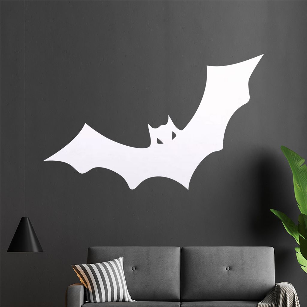 Fledermaus Wandtattoo in 6 Größen - Wandaufkleber Wall Sticker - Dekoration, Küche, Wohnzimmer, Schlafzimmer, Badezimmer