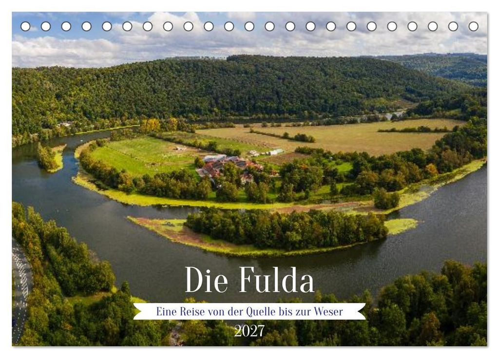 Die Fulda (Tischkalender 2027 DIN A5 quer), CALVENDO Monatskalender