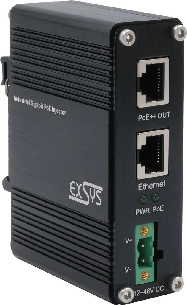 Injecteur PoE++ 95W Gigabit avec entrée DC large plage EX-60315
