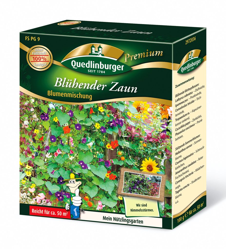 Quedlinburger Saatgut - Blühender Zaun - Samen - 2972036 Produktbild 3