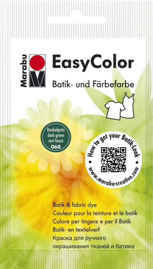 Marabu 17350022068, Zielony, Farby do ubrań, Twardy, 1 szt. Zdjęcie produktu 