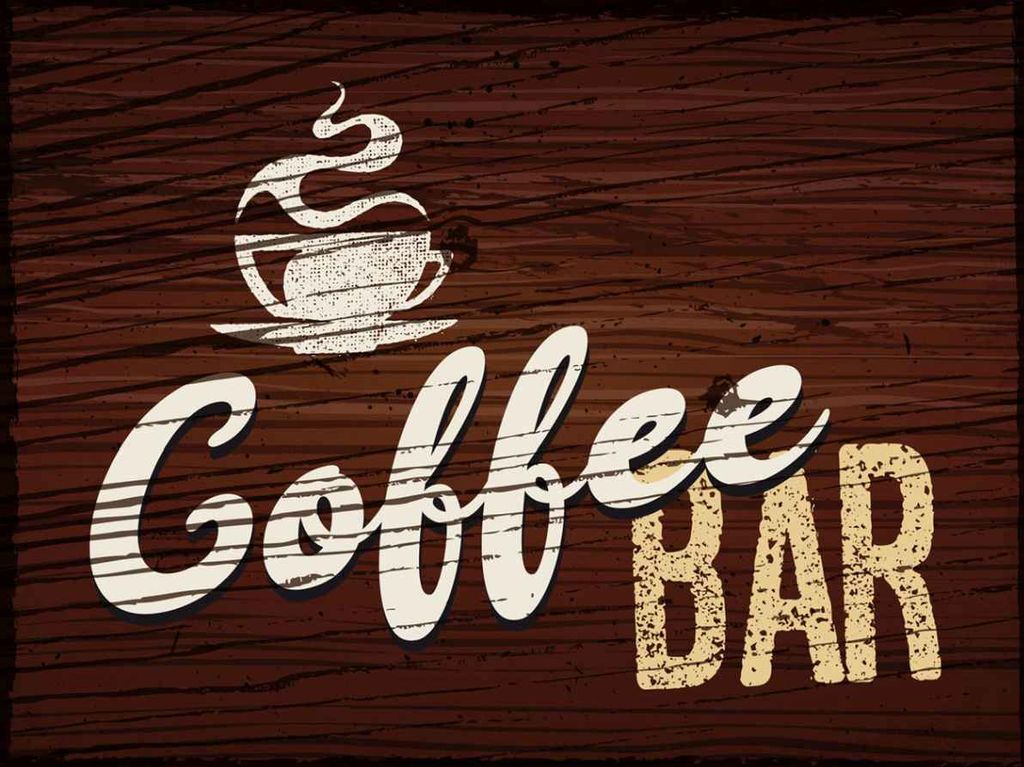 vianmo Holzschild 30x40 cm Coffee Bar Geburtstag Feiern Party