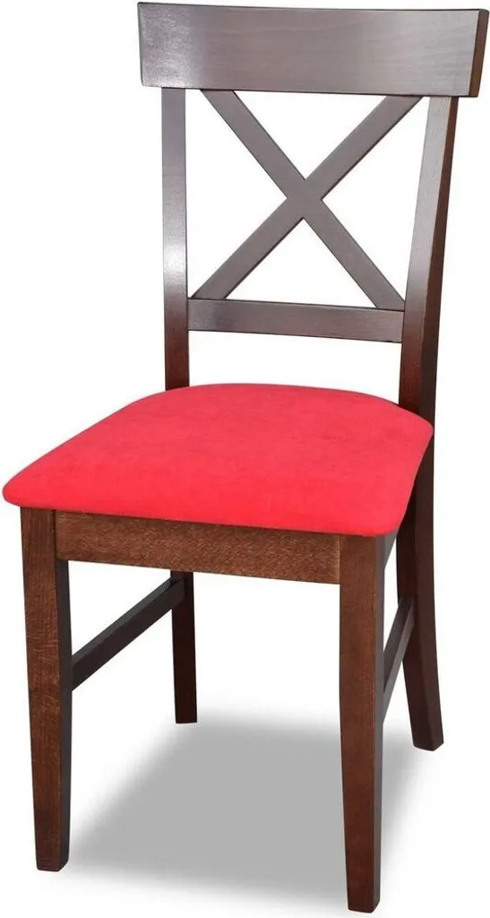 Chaise de salle à manger classique en bois naturel 90cm Design JVmoebel