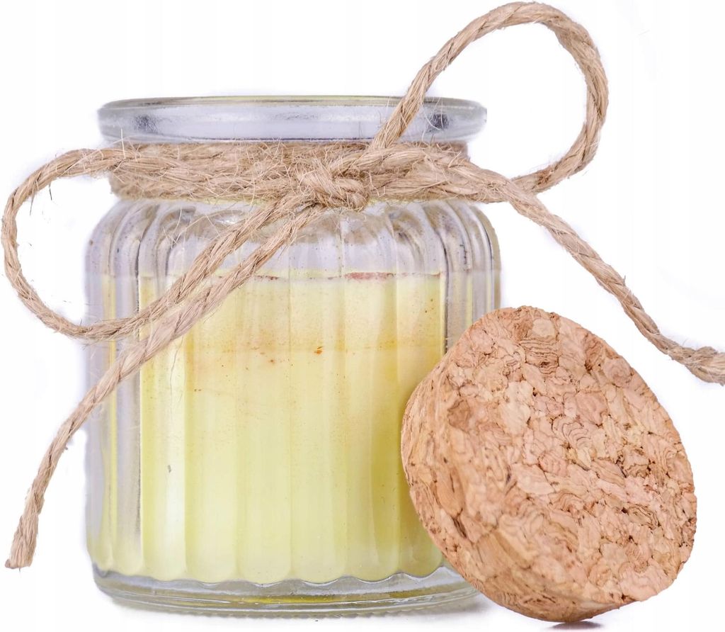 Duftkerze aus Sojawachs im Glas - Vanillekerze