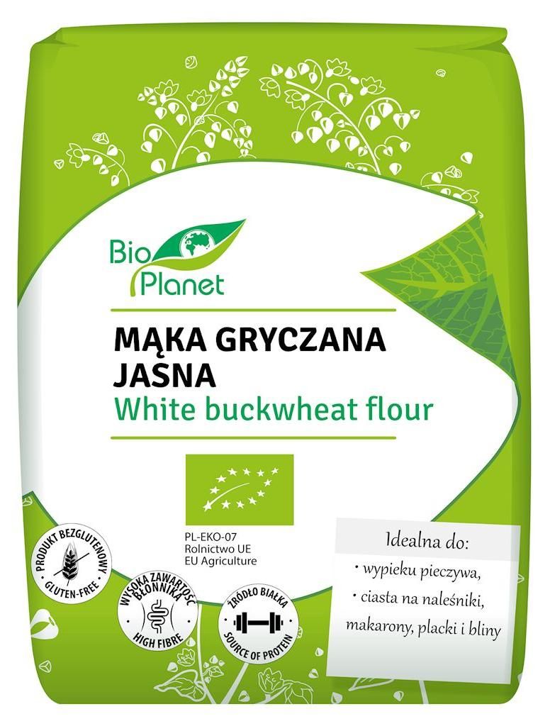 MĄKA GRYCZANA JASNA BIO 1 kg - BIO PLANET