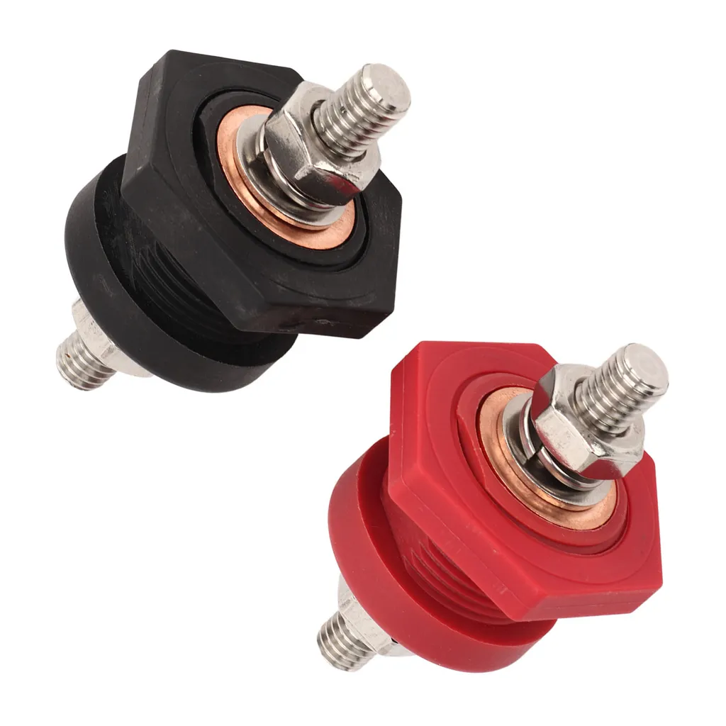 Jonction de goujon traversante 3/8 po en alliage pour panneau de batterie
