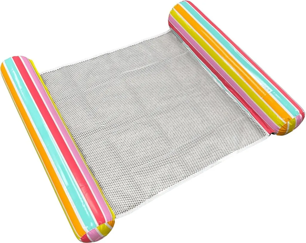 Hamac à eau Rainbow Chill - Ne souffrez plus de la chaleur en piscine
