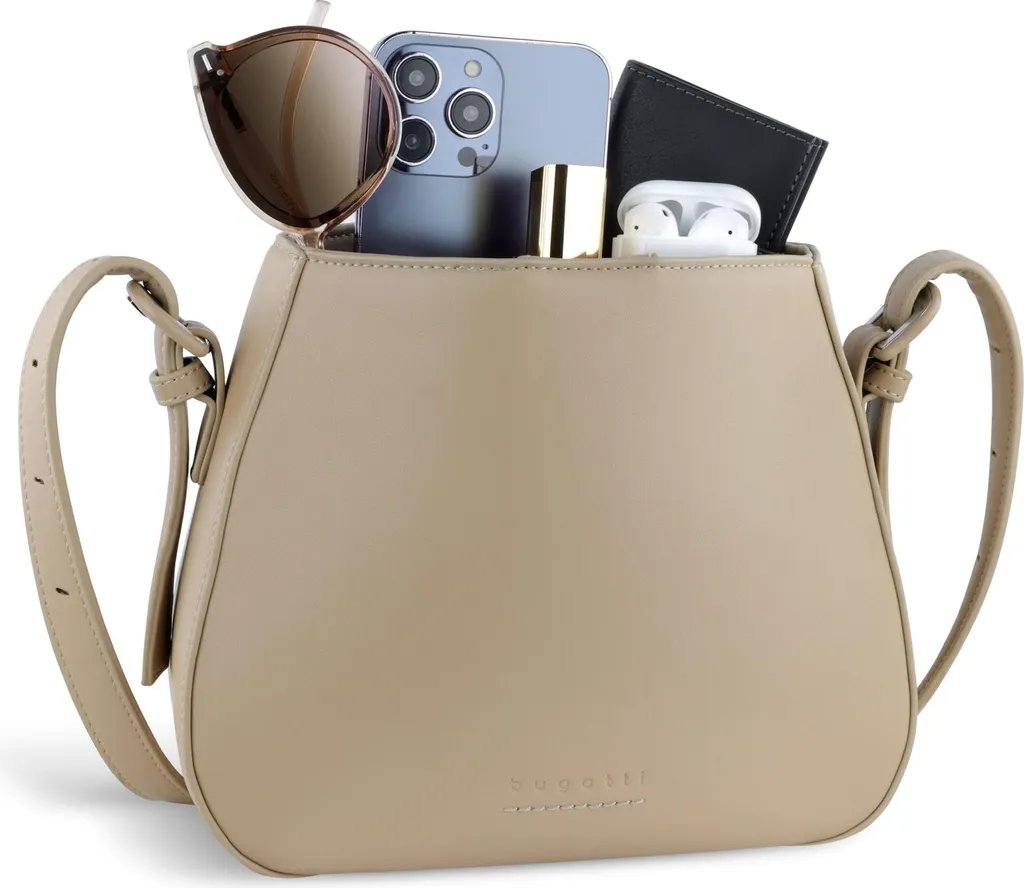 Sac à Main Beige Bugatti Luna : Petit Sac Bandoulière pour Femme