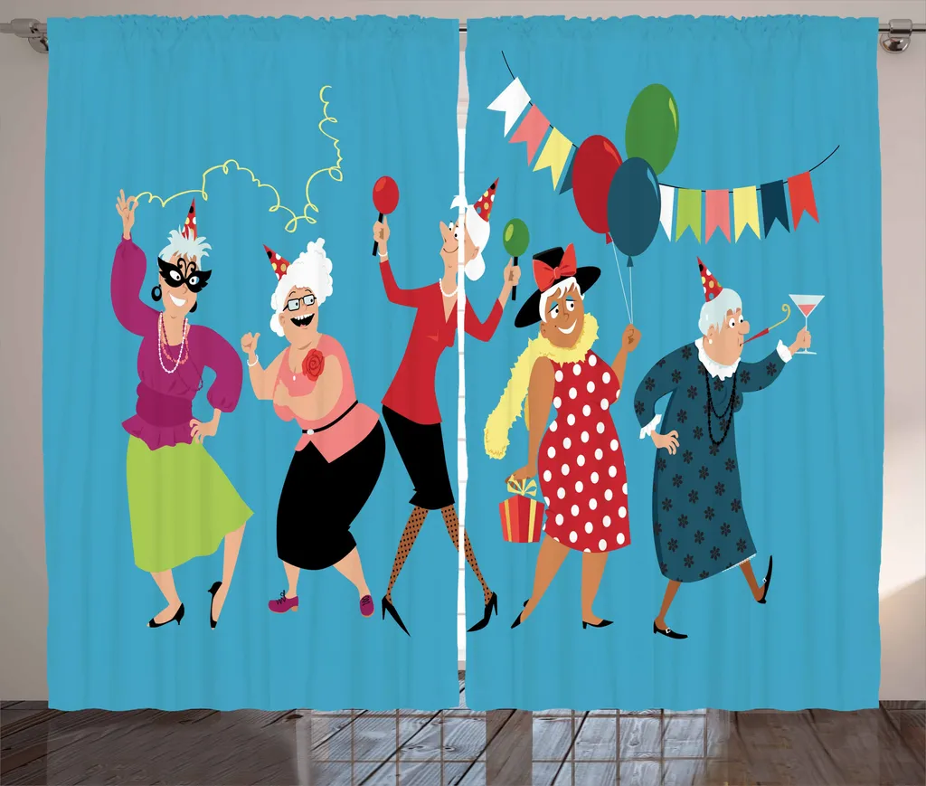 Tenda Rustica ABAKUHAUS Pensionamento - Decorazione Ballo Signore Anziane
