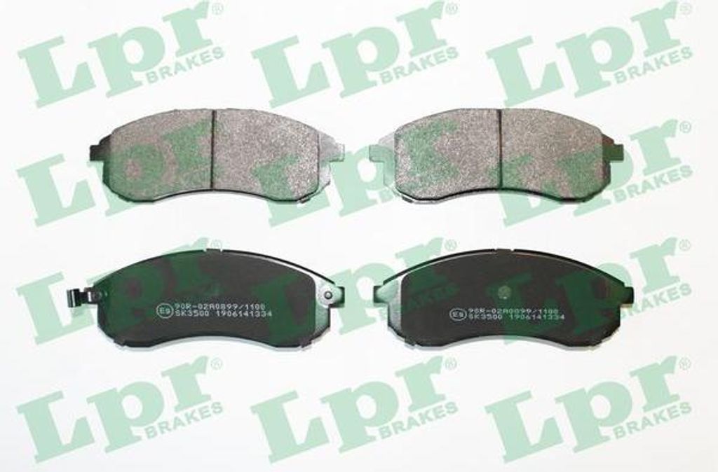 LPR 05P1334 Bremsbelagsatz, Scheibenbremse OE MN102622 kompatibel mit L200