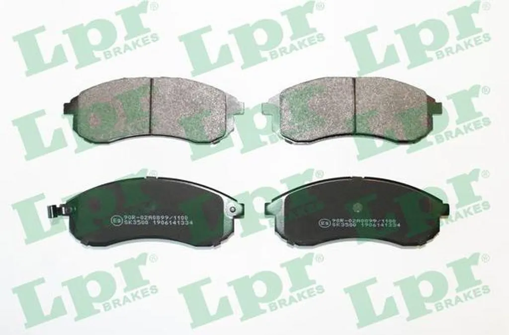 Plaquettes de frein pour remplacement essieu avant compatible L200 OE