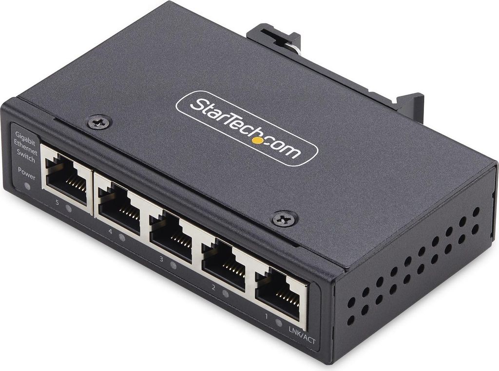 StarTech.com Unmanaged Industrial Ethernet Switch - Switch - 1 Gbps