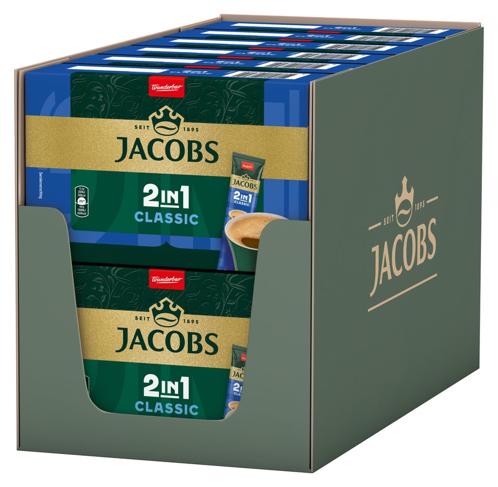 JACOBS caffè istantaneo 2in1 Classic 12 x 10 bastoncini Immagine del prodotto 