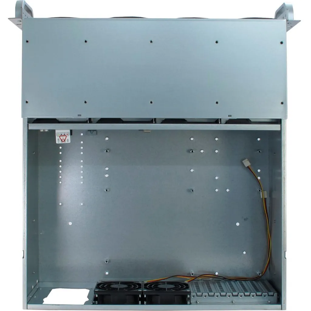 Boîtier Rack 4U Inter-Tech 4408 avec 8 Baies de Stockage 48.3cm - 4