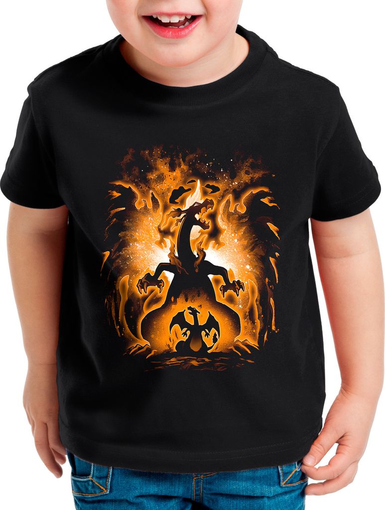 BaumwolleCloud Red Gigamax Kinder T-Shirt monster game online
