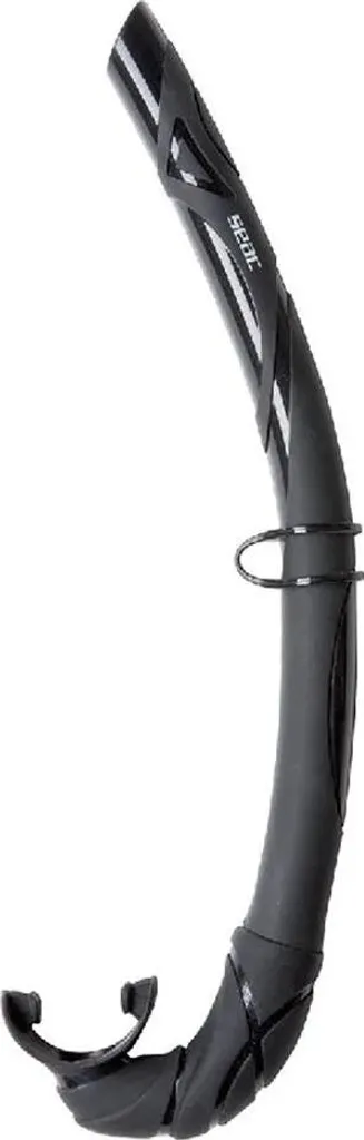 Tuba de plongée sous-marine Seacsub Turtle Noir pour exploration et apnée