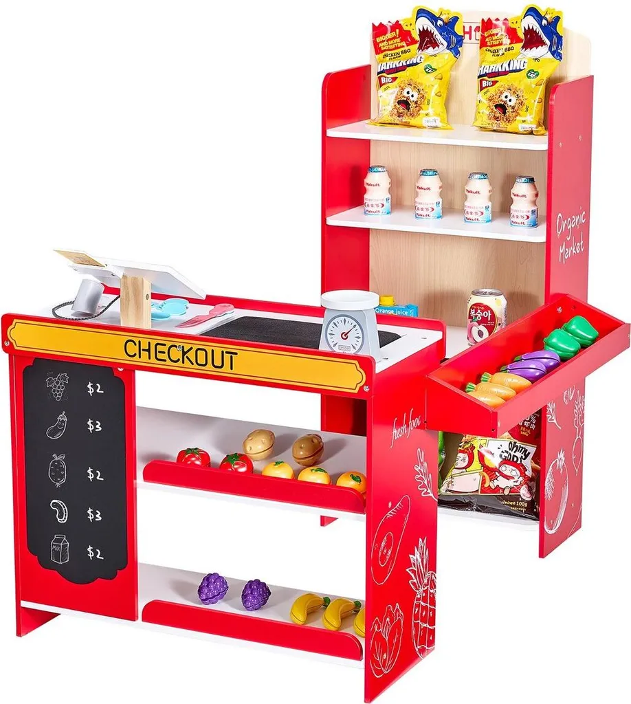Jeu d'Imitation Supermarché pour Enfant Idéal pour Jouer à Plusieurs